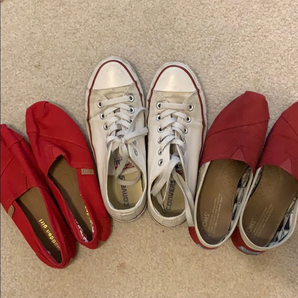 Toms converse Steve Madden bundle size 7